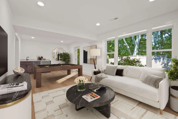 Basement Entertainment Area
