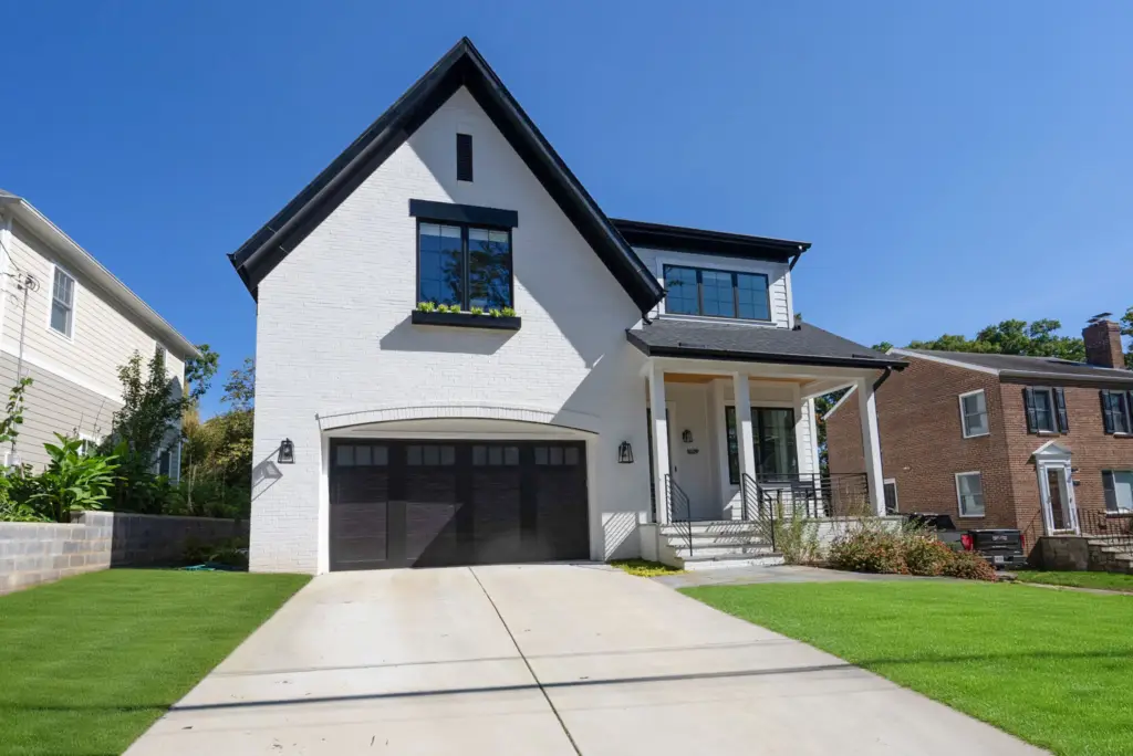 N Stafford Custom Home Exterior in Arlington, VA