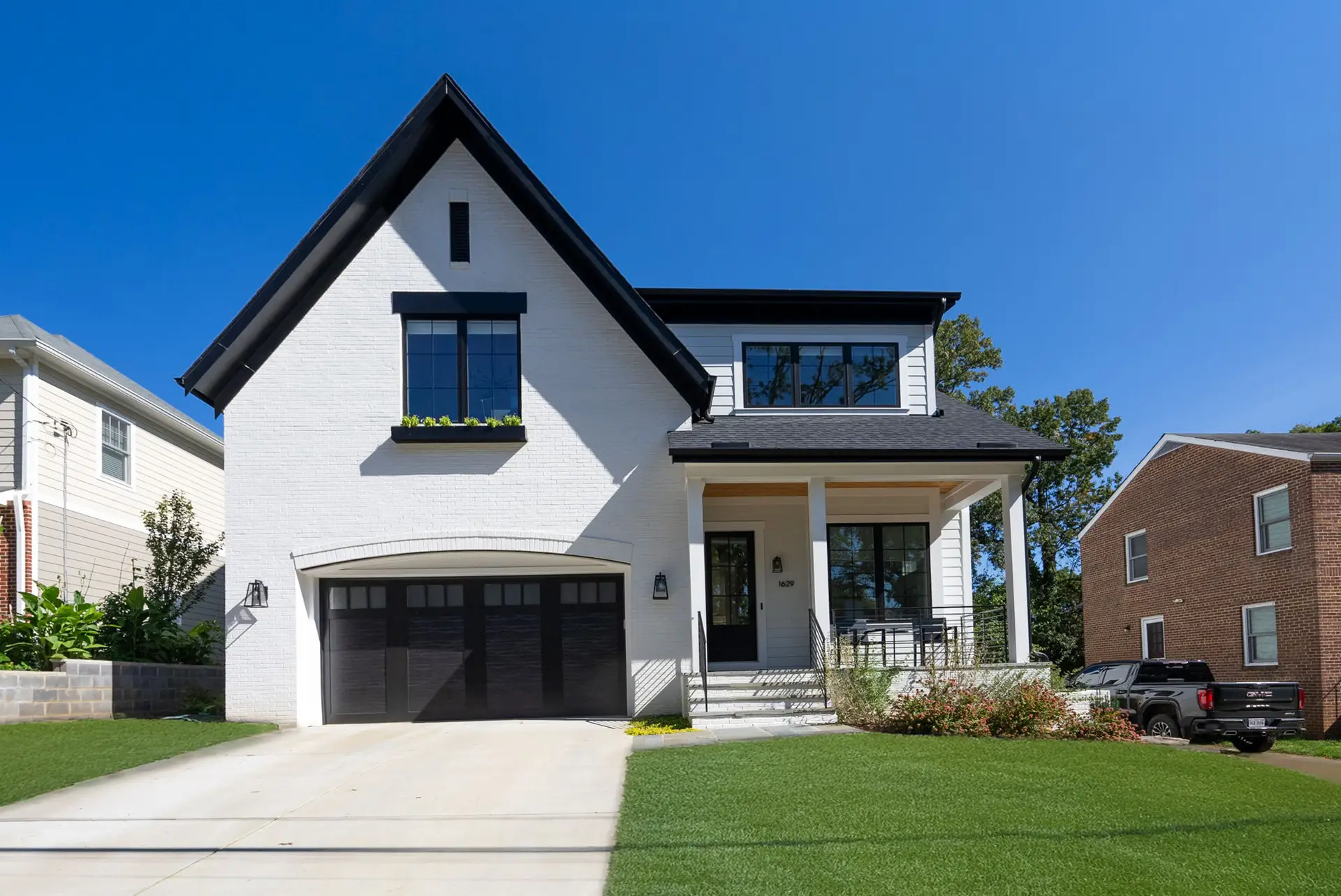 N Stafford Custom Home Exterior in Arlington, VA